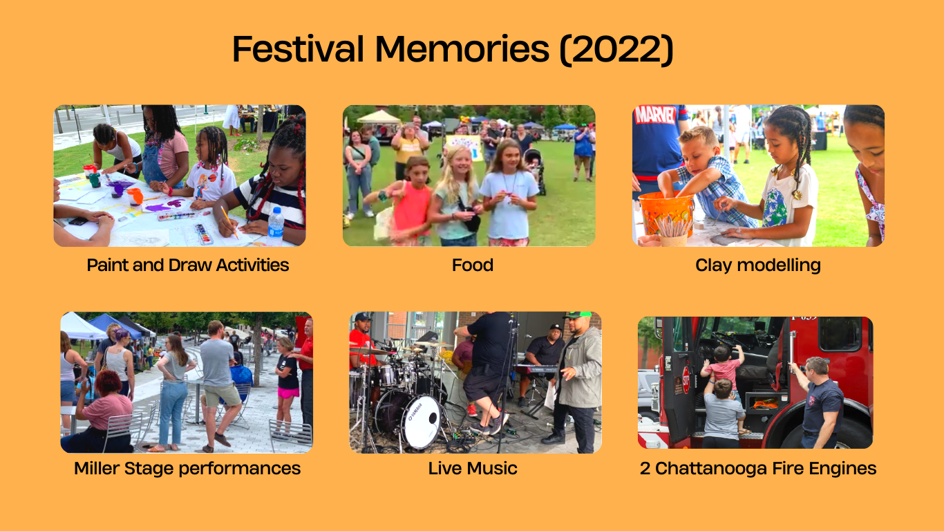 2022 SPLASH summer arts festival kids and festival goers