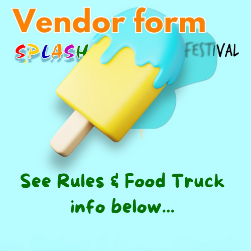 SPLASH FESTIVAL vendor form