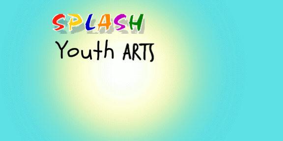 blue notice of splash youth arts summer festival