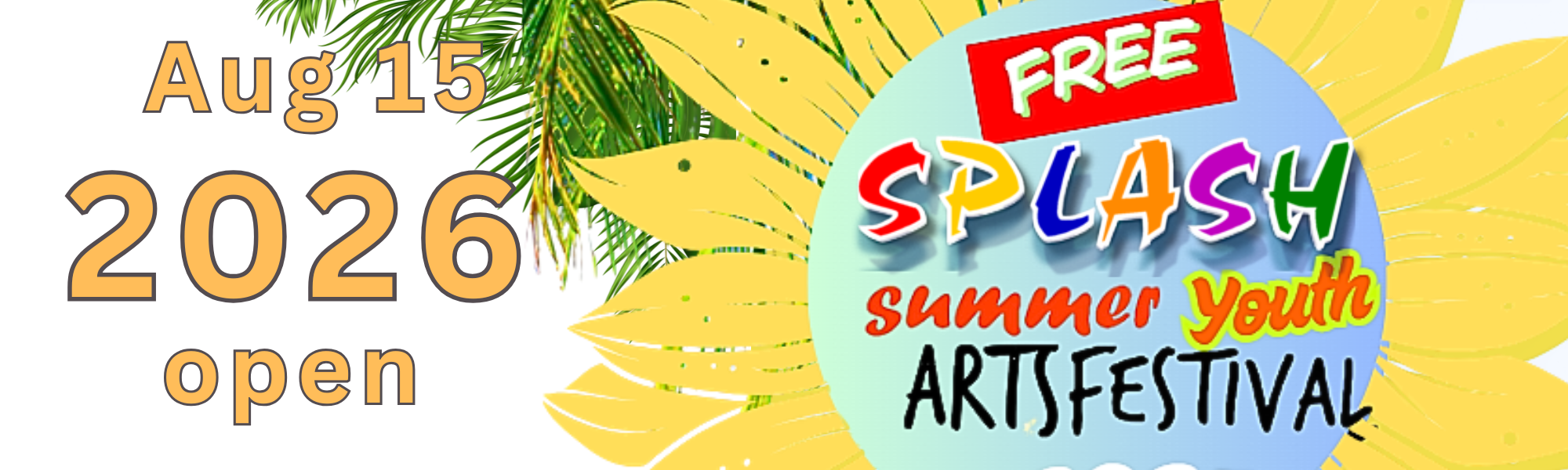 SPLASH 2026 summer youth arts festival